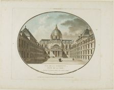 View of the Sorbonne, n.d. Creator: Jean Francois Janinet