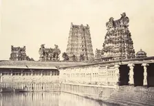 View of the Sacred Tank in the Great Pagoda, January-March 1858. Creator: Captain Linnaeus Tripe