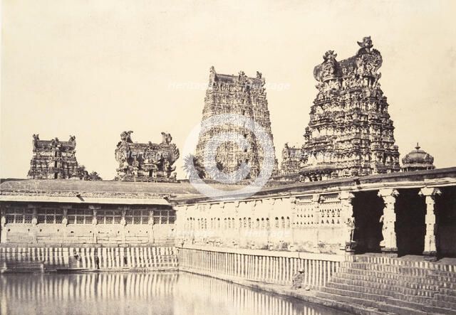 View of the Sacred Tank in the Great Pagoda, January-March 1858. Creator: Captain Linnaeus Tripe.