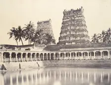 View of the Sacred Tank in the Great Pagoda, January-March 1858. Creator: Captain Linnaeus Tripe
