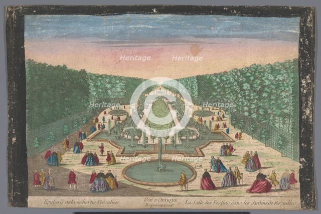 View of the Salle des Festins in the garden of Versailles, 1700-1799. Creator: Anon.