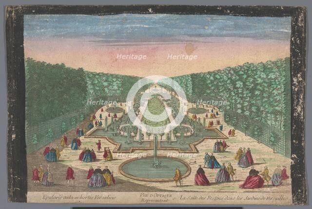 View of the Salle des Festins in the garden of Versailles, 1700-1799. Creator: Anon.