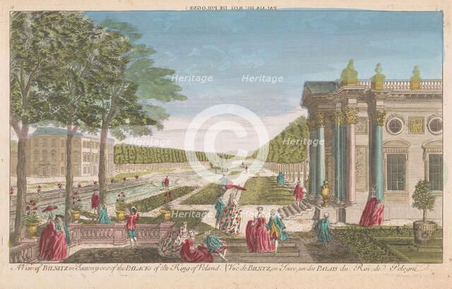 View of the Schloss Pillnitz, 1752-1799. Creator: Anon.