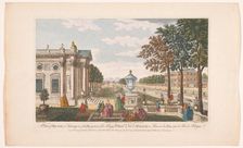 View of the Schloss Pillnitz, 1752. Creator: Stevens