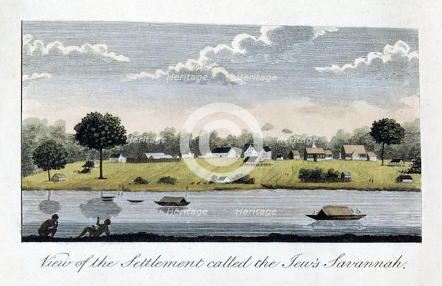 'View of the Settlement called the Jew's Savannah', 1813. Artist: John Gabriel Stedman