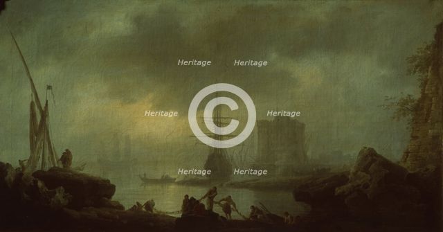 View of the Sea. Mist. Artist: Vernet, Claude Joseph (1714-1789)