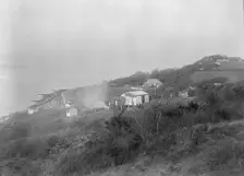 View of the sea and cliffs from Gurnard, Isle of Wight, c1935. Creator: Kirk & Sons of Cowes