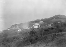 View of the sea and cliffs from Gurnard, Isle of Wight, c1935. Creator: Kirk & Sons of Cowes