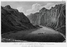 View of the Seashore Near Port Chichagov, 1813. Creator: Koz'ma Vasil'evich Chesky
