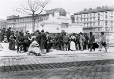 View of the Secession Exhibition Building from Gemüsemarkt, 1899