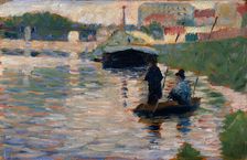 View of the Seine, 1882-83. Creator: Georges-Pierre Seurat