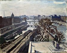 View of the Seine and the Statue of Henry IV c1906. Artist: Albert Marquet