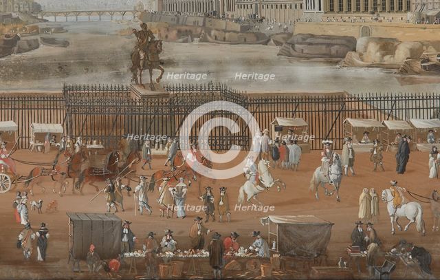 View of the Seine from Pont Neuf. Creators: Johann Wolfgang Baumgartner, Abraham Bosse.