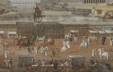 View of the Seine from Pont Neuf. Creators: Johann Wolfgang Baumgartner, Abraham Bosse