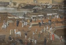 View of the Seine from Pont Neuf. Creators: Johann Wolfgang Baumgartner, Abraham Bosse