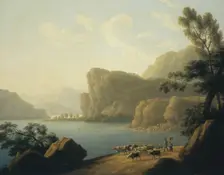 View of the Selenga River in Siberia, 1817. Artist: Martynov, Andrei Yefimovich (1768-1826)