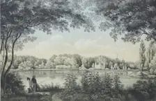 View of the Shablykino Estate, 1840