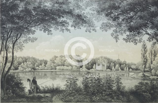 View of the Shablykino Estate, 1840.