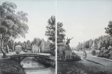View of the Shablykino Estate, 1856