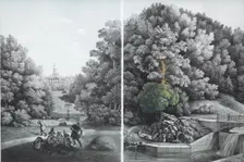 View of the Shablykino Estate, 1856