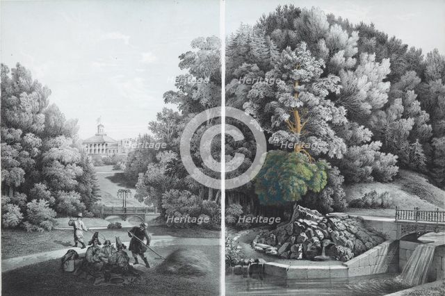 View of the Shablykino Estate, 1856.