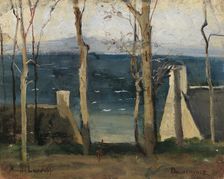 View of the Shore at Douarnenez, 1883-1884. Creator: Amelie Lundahl