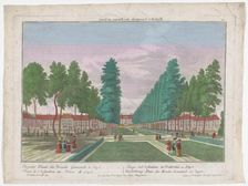 View of the Slot, congregational housing and the Moravian Church in Zeist, 1742-1801. Creator: Anon