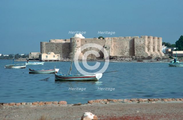 View of the Spanish fort Borj el Kebir, 13th century. Artist: Unknown