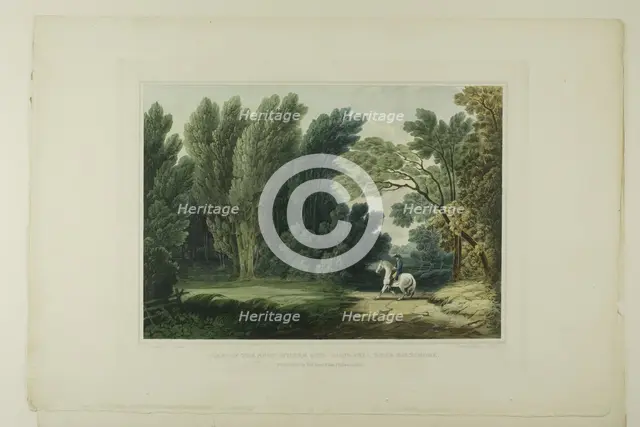 View of the Spot Where General Ross Fell, Near Baltimore, plate six of the first number..., 1819/21. Creator: John Hill.
