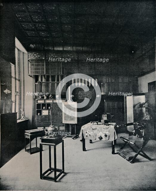 'View of the Studio, at 25 Cadogan Gardens', c1899. Artist: Unknown.