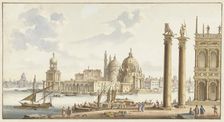 View of the Sta. Maria della Salute from St. Mark's Square in Venice, 1650-1699. Creator: Jan van Call