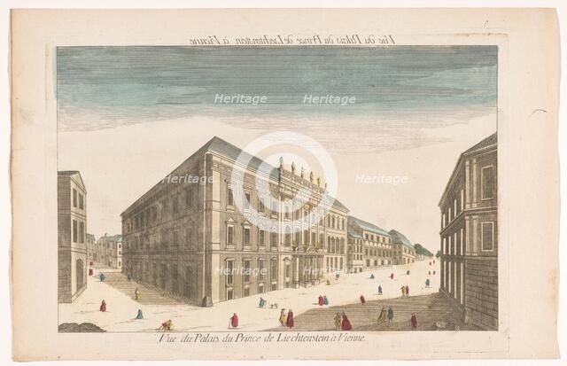 View of the Stadtpalais Liechtenstein in Vienna, 1700-1799. Creator: Anon.