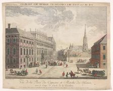 View of the Stadtpalais Liechtenstein on a square in Vienna, 1755-1779. Creator: Johann Sigrist