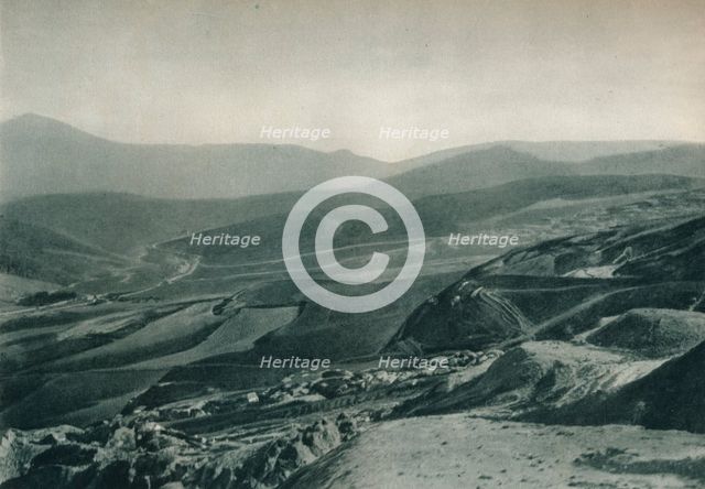 View of the sulphur mines, Agrigento, Sicily, Italy, 1927. Artist: Eugen Poppel.