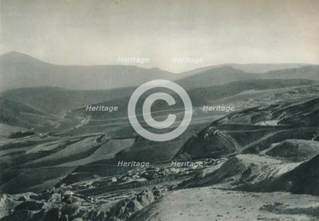 View of the sulphur mines, Agrigento, Sicily, Italy, 1927. Artist: Eugen Poppel.