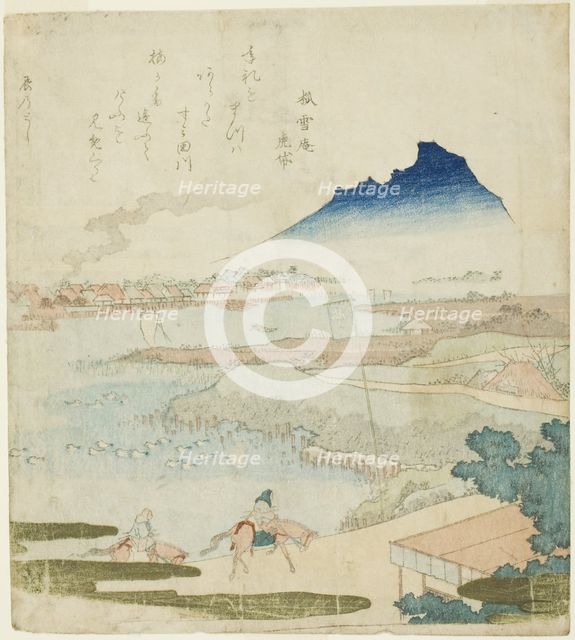 View of the Sumida River, n.d. Creator: Totoya Hokkei.