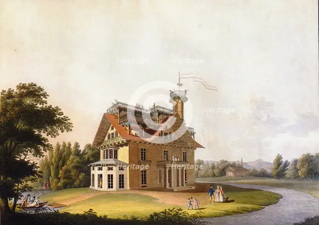 View of the summer house of Prince Nikolai Abramovich Putyatin at Kleinzschachwitz near Dresden, 181
