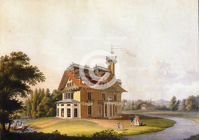 View of the summer house of Prince Nikolai Abramovich Putyatin at Kleinzschachwitz near Dresden, 181