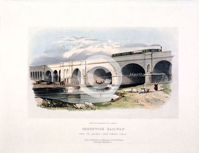 View of the Surrey Canal, Deptford, London, c1840. Artist: Anon