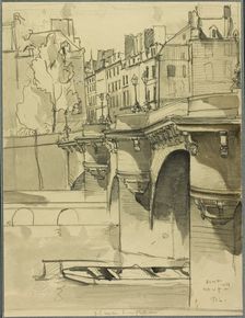 View of the Pont Neuf, 1906. Creator: Donald Shaw MacLaughlan