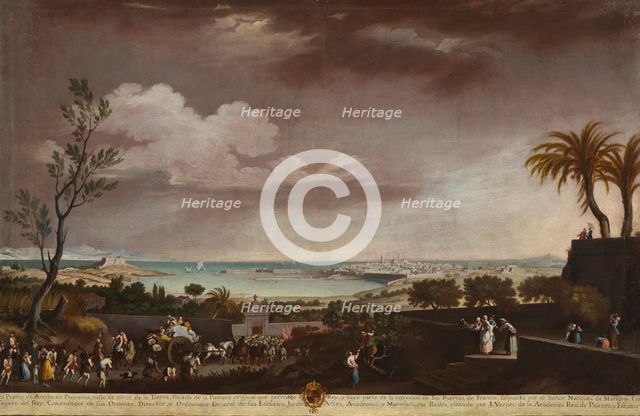 View of the Port of Antibes (El puerto de Antibes) (image 2 of 3), 1771. Creator: Juan Patricio Morlete Ruiz.