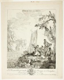 View of the Port of Dieppe, c. 1727. Creator: Jean-Baptiste Oudry