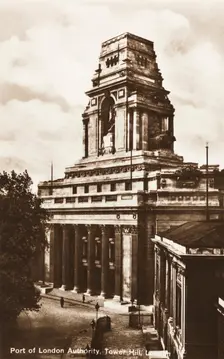View of the Port of London Authority building, Tower Hill, London, c1930