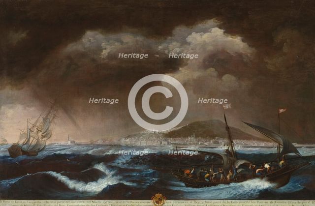 View of the Port of Sète (El puerto de Sète) (image 2 of 2), 1771. Creator: Juan Patricio Morlete Ruiz.