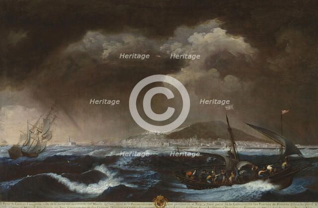 View of the Port of Sète (El puerto de Sète) (image 2 of 2), 1771. Creator: Juan Patricio Morlete Ruiz.