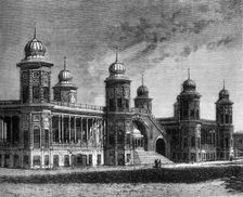 View of the Pavilion of Lanka in the Kaiserbagh, Lucknow c1891. Creator: James Grant