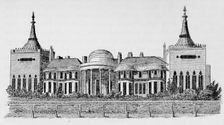 View of the Pavilion taken from Wright's Circulating Library, May 1818 (1939)