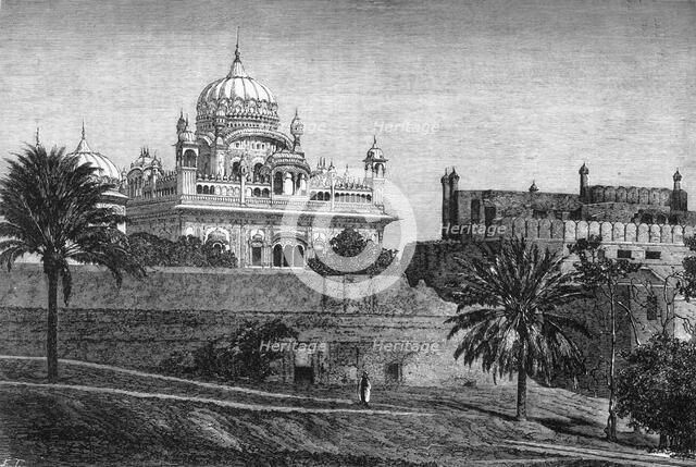 'View of the Palace of Lahore', c1891. Creator: James Grant.