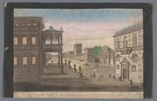 View of the Palace of the Viceroy of Naples in Naples, 1700-1799. Creator: Unknown