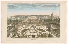 View of the palace of the Margrave of Bayreuth at Erlang, 1700-1799. Creator: Unknown
